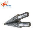 Factory direct twin conical screws and cylinder for PP /PVC/ ABS